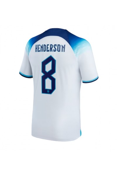Englanti Jordan Henderson #8 Jalkapallovaatteet Kotipaita MM-kisat 2022 Lyhythihainen